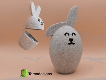 easter bunnies - tomodesigns 3d print model - Mito3D