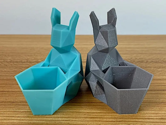 easter bunny - poly version 3d by 3dwithus on thangs 3d print model - Mito3D