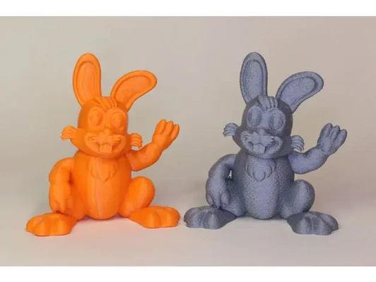 easter bunny friend waving - 3d by scenestruck art on thangs 3d print model - Mito3D