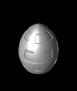 Paskalya Yumurta 2021 3d model burun akıntısı teşekkürler 3d print model - Mito3D
