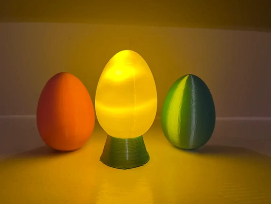 easter egg light - 3d by asseenon on thangs 3d print model - Mito3D