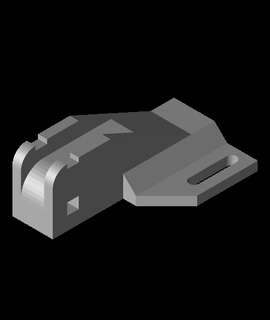 einfach drucken Bett Kabel Unterstützung Ender 5 3d print model - Mito3D