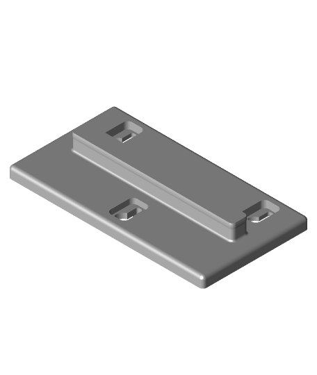 ebl intelligent chargeur mur monter plaque arrière dispositifs 3D print model - Mito3D