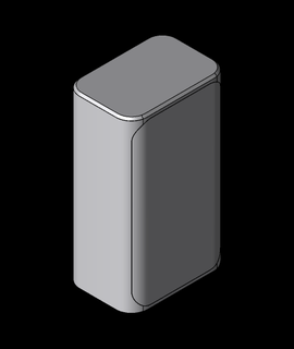 ec s120 blank shell 3d modelo casos extremosff 3d print model - Mito3D