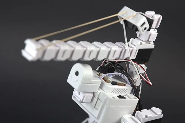 edi mech warrior elastic band shooting roobt ez-bits - 3d by ez-robot on thangs 3d print model - Mito3D