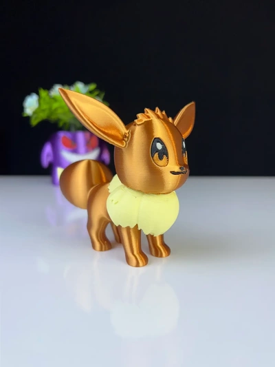 eevee - 3d by pressprint on thangs pokemon multicolor 3d print model - Mito3D