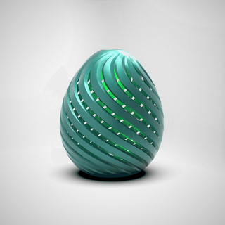 uovo tealight copertina guaina ventilato chelscct chelsey crea cose 3d print model - Mito3D