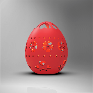 uovo tealight copertina guaina hearts chelscct chelsey crea cose 3d print model - Mito3D