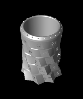 egyptian goblet mechanics 3d print model - Mito3D
