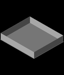 eighths block nestable box 3d print model - Mito3D