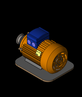 electric motor assembly 3d model rgcamacho thangs 3d print model - Mito3D
