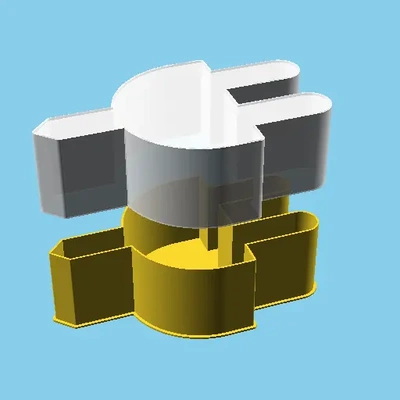 electric plug nestable box v1 - 3d by ppac on thangs 3d print model - Mito3D