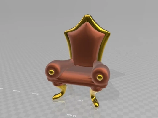 elegant chair - 3d by syzguru11 on thangs 3d print model - Mito3D
