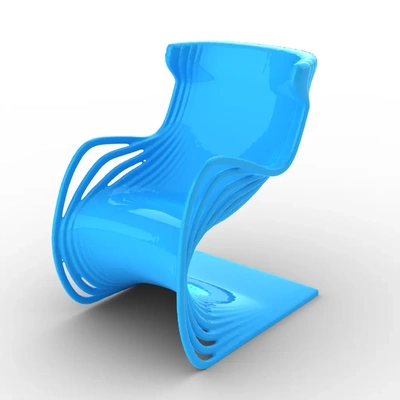elegant modern stuhl 3d by syzguru11 on danke 3d print model - Mito3D