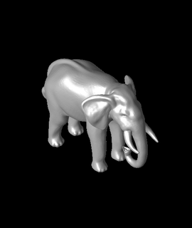 l'éléphant juankmed 3d print model - Mito3D