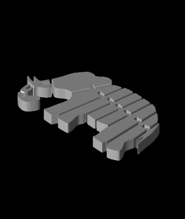 elephant flex 3dtroopstl 3d model 3dtroop thangs 3d print model - Mito3D