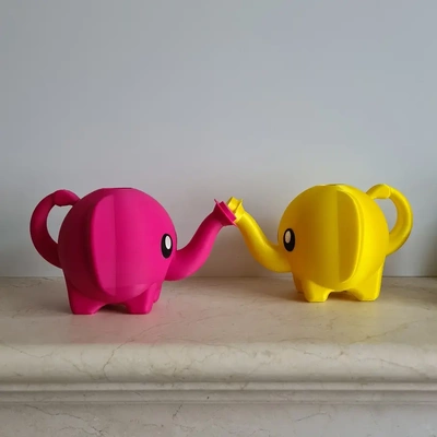 elephant watering can - 3d by prints gifts on thangs 3d print model - Mito3D
