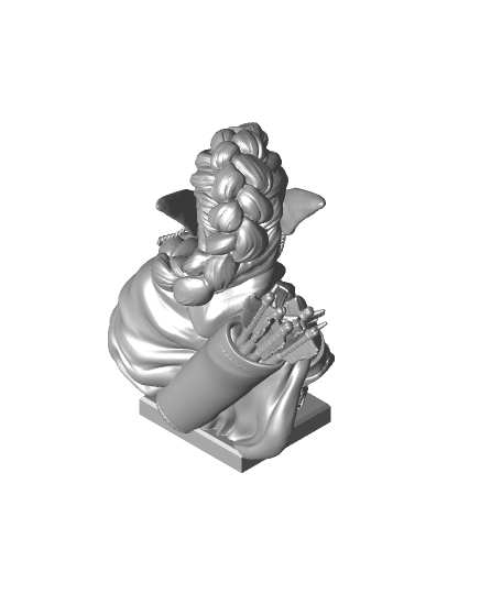 duende arqueiro fracasso suporte livre remixar 3d modelo 3D print model - Mito3D