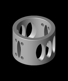 eliipses napkin ring kwgragsie Home & Garden 3d print model - Mito3D