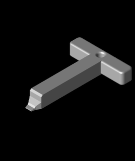 emergency doorknob screwdriver pica 3d print model - Mito3D