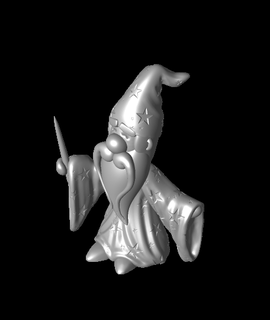 enchanting wizard 3d print model - Mito3D