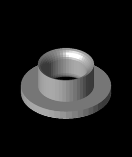 enclosure filament inlet hole - lip ring 3d model thangs 3d print model - Mito3D