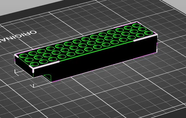 ender-3v2 volcano nozzle tray insert s - 3d by wr nesbitt on thangs 3d print model - Mito3D