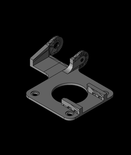 ender 3 cable chain extruder mount 3d model thangs 3d print model - Mito3D
