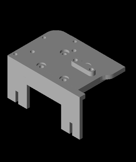 ender 3 linear rail bowden mount 3d print model - Mito3D