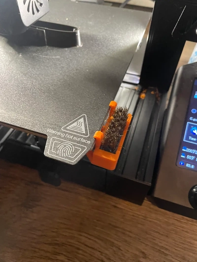 ender 3 nozzle wipe mounting bracket - 3d by reagan ducote on thangs 3d print model - Mito3D