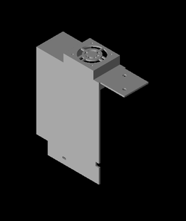 ender 3 pro - skr 1 board enclosure 3d print model - Mito3D