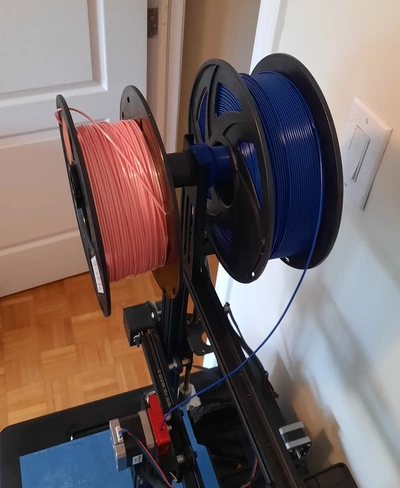 ender 3 pro double bobine filament 3d by paxtoncoghlin 3d print model - Mito3D