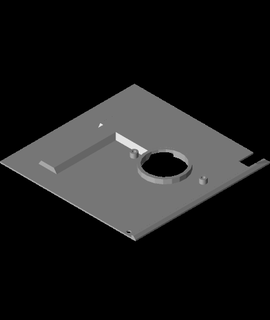 Ender 3 Profi Rückseite 5015 Gebläse 3d Modell danke 3d print model - Mito3D
