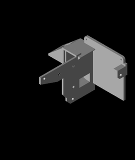 Ender 3 s1 5015 Ventilator montieren links 3d print model - Mito3D