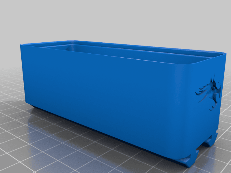 ender storage box embossed debossed options + steps file - micahjj 3D print model - Mito3D