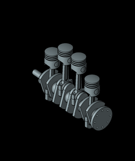 engine assembly 3d model sarbjotsingh thangs 3d print model - Mito3D