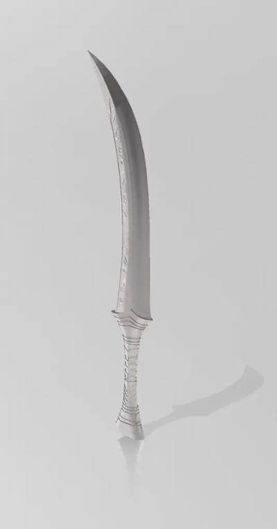 erdsteel dagger - 3d by reprops03 on thangs 3d print model - Mito3D