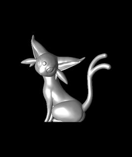 espéon Pokémon ventilateur art arts divertissement 3d print model - Mito3D
