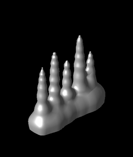 stalactites hielo décoratif ag 3d print model - Mito3D