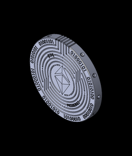 ethereum coin 3d model jimmydesign thangs 3d print model - Mito3D