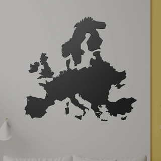 L'Europe mur art ri0m0 3d print model - Mito3D