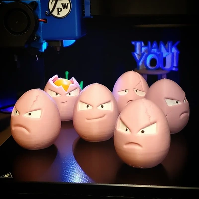 exeggcute set of 6 pokemon fan art sculpture - 3d by filamentalprintworks on thangs hobbies games anime manga comics animation cartoon character egg eggs execute tv television series collection collectible cartoons characters 3d print model - Mito3D