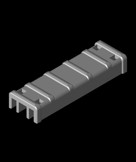 extending level handle replacement 3d print model - Mito3D