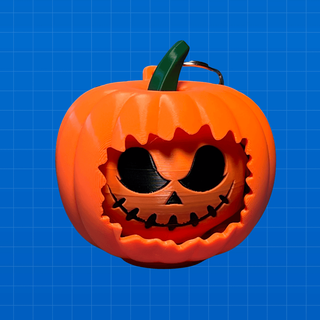 face changing pumpkin - keychain printingbuilds 3d print model - Mito3D
