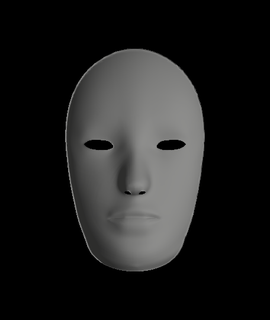 face template mask design Arts & Entertainment 3d print model - Mito3D