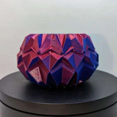 faceted bowl - 3d by arkay prints on thangs 3d print model - Mito3D