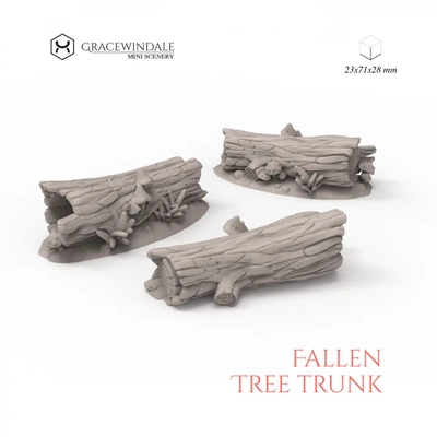 fallen tree trunk - 3d by gracewindale on thangs 3d print model - Mito3D