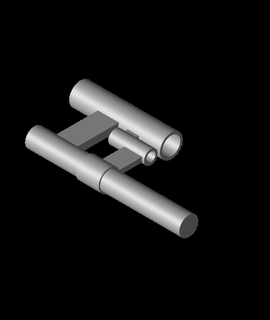 cair 4 tubo revólver 3d modelo reprops03 3d print model - Mito3D