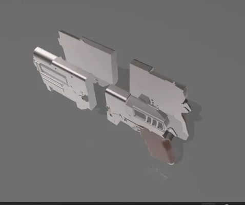 fallout 76 10mm pistol - 3d by reprops03 on thangs 3d print model - Mito3D