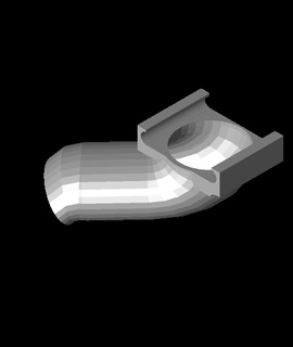 ventilateur canal couverture gaine cr 6 3d modèle 3d print model - Mito3D
